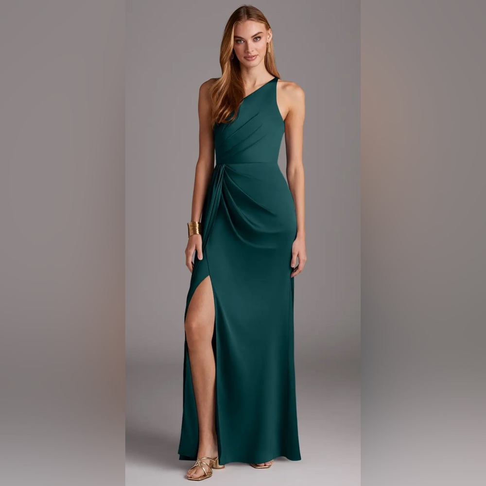 Mika Azazie Bridesmaid Dress in Pine, size A10